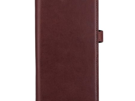 iPhone 14 Pro Max Gear Buffalo Wallet Ægte Læder Magnet Cover m. Pung - Brun Discount