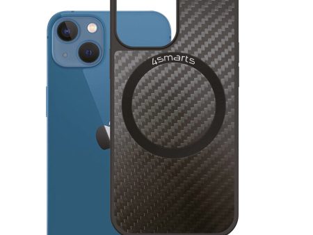 iPhone 14 Plus 4Smarts Carbon Cover m. UltiMag - MagSafe Kompatibel - Sort Online Hot Sale