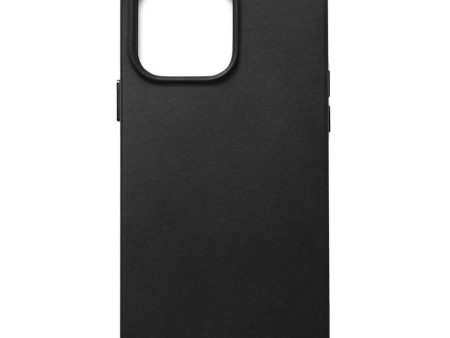 Mujjo iPhone 14 Pro Max Leather Case - MagSafe Kompatibel - Sort For Discount