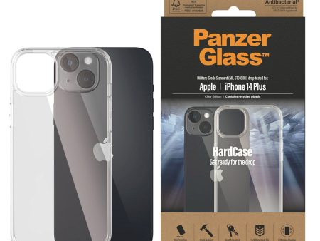 iPhone 14 Plus Cover PanzerGlass HardCase Antibakteriel - Gennemsigtig Online Sale