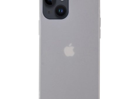 iPhone 14 Plus Fleksibelt Plastik Cover - Gennemsigtig   Hvid Hot on Sale