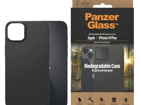 iPhone 14 Plus PanzerGlass Biodegradeable Cover - 100% Plantebaseret - Sort For Discount