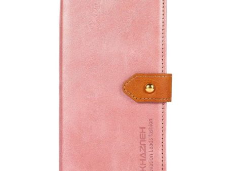 iPhone 14 Plus Khazneh Læder Cover m. Pung - Rose Gold Cheap