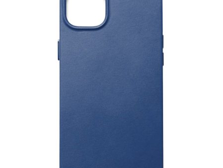 Mujjo iPhone 14 Plus Leather Case - MagSafe Kompatibel - Blå Online