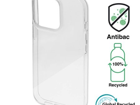 iPhone 14 Pro Max 4Smarts AntiBac Eco Cover - 100% Genbrugsplast - Gennemsigtig For Sale