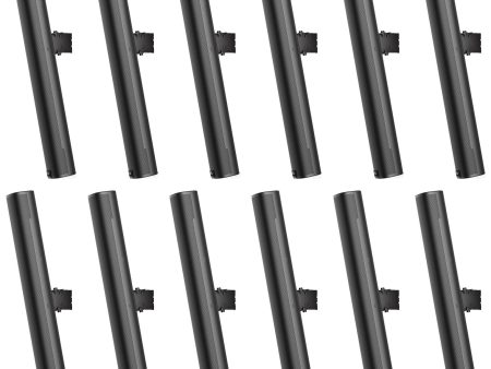 12) JBL COL800-BK 32  Black 70V Commercial Slim Column Wall Mount Array Speakers Supply