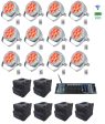 12 Rockville BEST PAR H2O White Water Resistant Lights+Bags+Wireless DMX Control Online Hot Sale