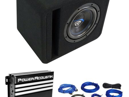 Rockville VS8K54 8  K5 800w Subwoofer+Vented Sub Enclosure+Power Acoustik Amp Supply