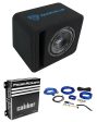 Rockville VS8K54 8  K5 800w Subwoofer+Vented Sub Enclosure+Power Acoustik Amp Supply