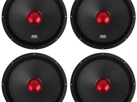 4 MTX Thunder RTX128 12” 2400w 8-Ohm Mid-bass Midrange Car Pro Audio Speakers Online Sale