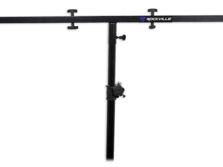 Rockville RCS52 Universal Lighting Cross Bar Stand Adjustable from 5 ft - 7.5 ft Supply