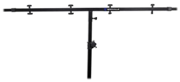 Rockville RCS52 Universal Lighting Cross Bar Stand Adjustable from 5 ft - 7.5 ft Supply