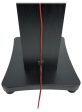 2) Rockville SS28B Premium Black Wood Grain 28  Home Speaker Stands Up to 100Lbs Online now