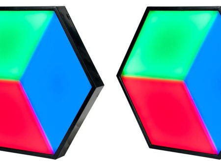 (2) American DJ ADJ 3D VISION PLUS DMX RGB LED Panels for Bar Lounge Club Stage Online