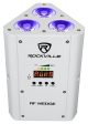 10 Rockville RF WEDGE WHITE RGBWA+UV Battery Wireless DMX Up Lights+Bags+Remotes Online