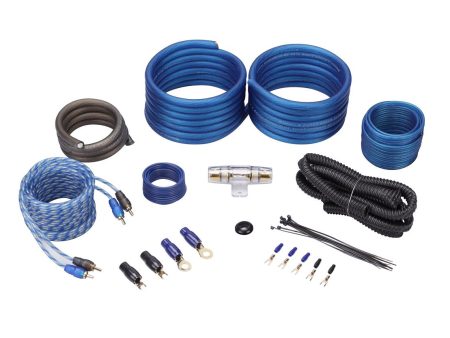 Rockville RWK41 4 Gauge Complete Car Amp Wiring Installation Wire Kit w RCA s Hot on Sale