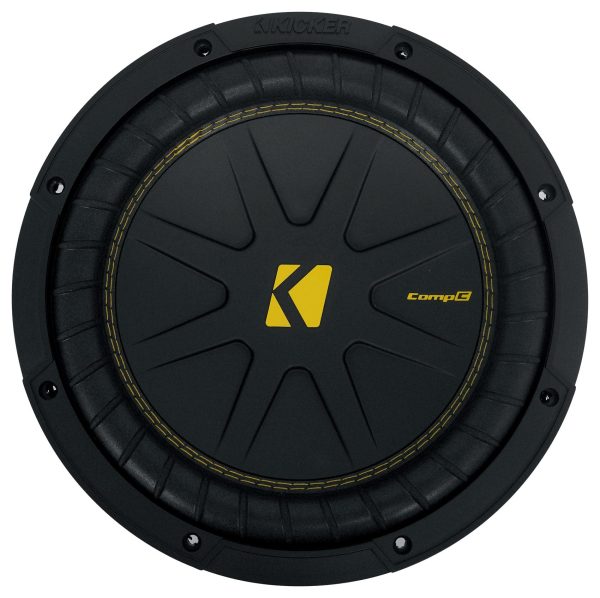 (2) Kicker 50CWCD104 CompC 10  DVC Subwoofers+Vented Sub Box Enclosure CWCD104 on Sale