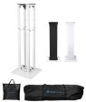 Rockville RTP82W 8 feet Adjustable White Totem Moving Head Light Stand+Scrim+Bag Online Hot Sale