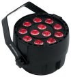 10 Rockville RockPAR TRI LED RGB Compact Par Can DJ DMX Wash Lights+Remote Black Supply