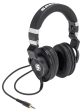 Samson Z-45 Studio Headphones w Lambskin Pads+Dynamic Microphone Mic+Boom+Cables Online Sale