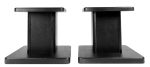 2 Rockville RHT8B Computer Bookshelf Desktop Speaker Studio Monitor Stands-Black Fashion