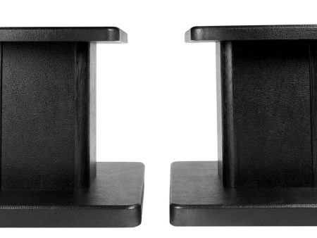 2 Rockville RHT8B Computer Bookshelf Desktop Speaker Studio Monitor Stands-Black Fashion