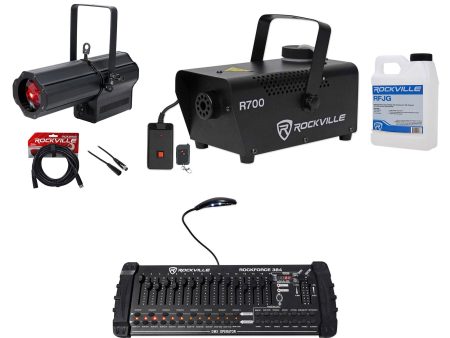 American DJ ENCORE PROFILE 1000 COLOR Spot Light+Fogger+DMX Controller+Cables Discount