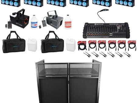 6) American DJ DOTZ MATRIX LED Wash Blinder Lights+DMX Control+Facade+Hazer+Bags Hot on Sale