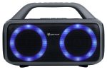 (2) Rockville RRB50 Portable Bluetooth Speakers w LED+Wireless Stereo Linking Supply