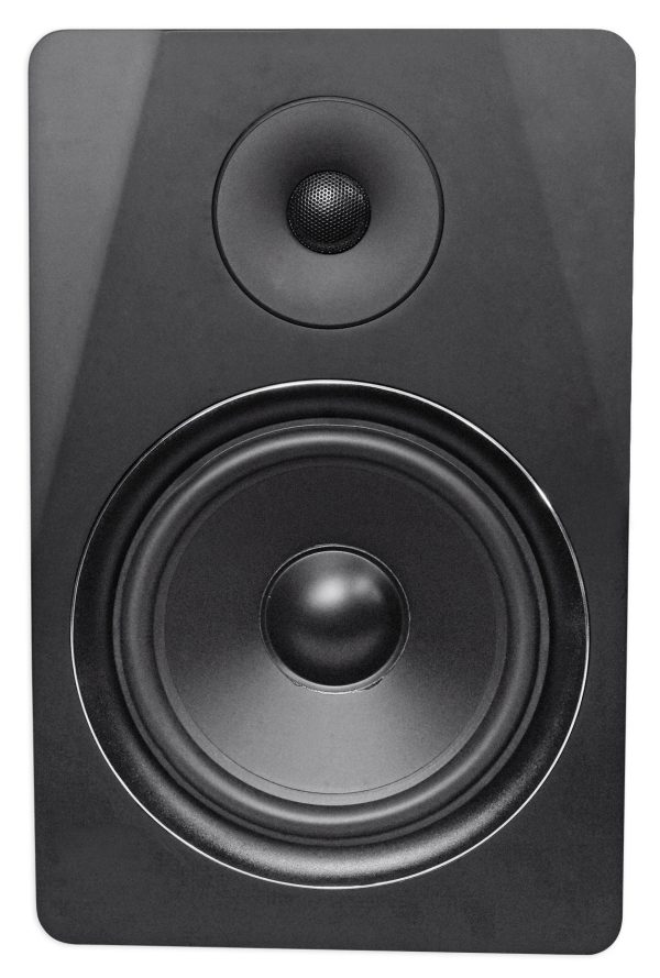 (2) Rockville DPM8B 8  300W Powered Studio Monitor Speakers+Adjustable Stands Discount