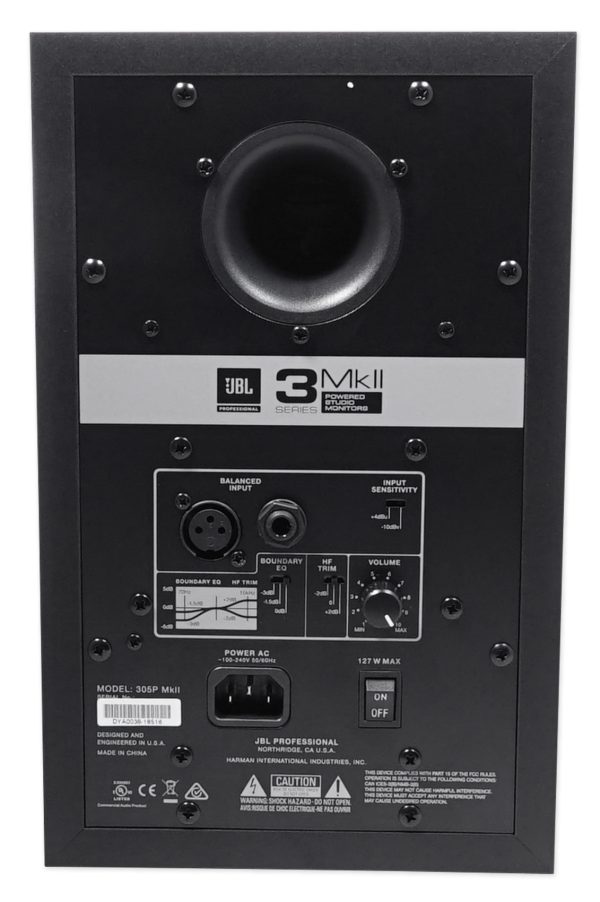 (2) JBL 305PMKII 5  Powered Studio Monitors Speakers+Warm Audio Skylight Mic on Sale