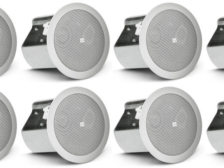 (8) JBL CONTROL 14C T 4  25w 70v In-Ceiling Speakers For Restaurant Bar Cafe Online now