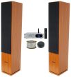 2) Rockville RockTower 64C Home Audio Tower Speakers+Bluetooth Amp+Wifi Receiver For Discount