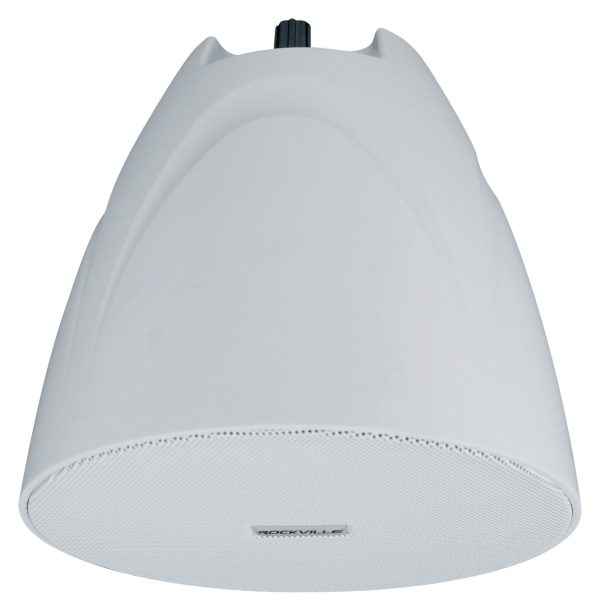 10) Rockville PEN-525T White 5.25  70V Hanging Pendant Speakers 4 Restaurant Bar Fashion