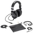 Samson Z-55 Lambskin Studio Headphones+Monitoring Headphones+Mackie 4-Way Amp Cheap