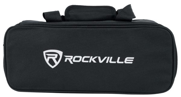 12) Rockville Mini RF1 V2 RGBWA+UV DMX DJ Party Wash Lights+DMX Controller+Bag For Discount