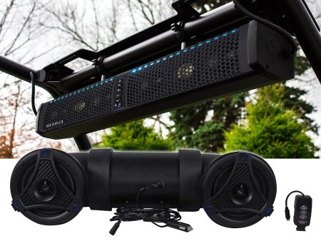 Hifonics TPS-6 Six-Speaker Waterproof Bluetooth Marine, ATV, UTV Soundbar System on Sale