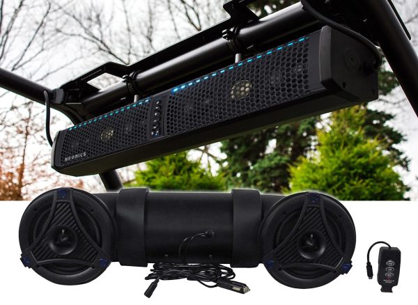 Hifonics TPS-6 Six-Speaker Waterproof Bluetooth Marine, ATV, UTV Soundbar System on Sale