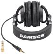 Samson Z-45 Studio Headphones w Lambskin Pads+Dynamic Microphone Mic+Boom+Cables Online Sale