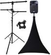 Rockville RVLS1 Lighting Tree Light Stand + Scrim Werks SWLTPSBLK Black Cover Discount