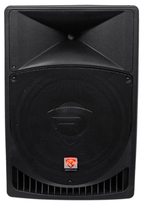 Rockville RPG15 15 Professional Powered Active 1,000 Watt 2-Way DJ PA Speaker Supply