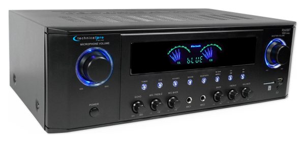 Technical Pro RX45BT Home Theater Receiver 1000w Amplifier Bluetooth USB Fashion