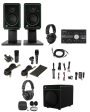 Mackie Studio Bundle : Monitors+Interface+Subwoofer+(2) Mics+(2) Headphones Cheap