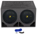 (2) Kicker 50CWCD104 CompC 10  DVC Subwoofers+Vented Sub Box Enclosure CWCD104 on Sale