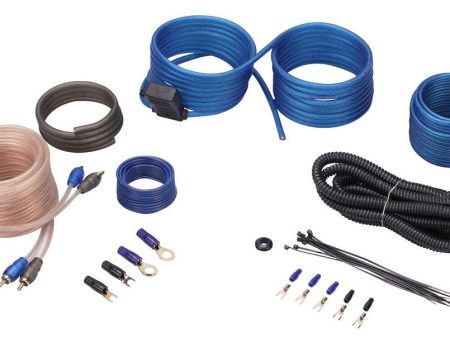 Rockville RWK10 10 Gauge Amp Installation Kit ANL Fuse Holder, 100% Copper RCA on Sale