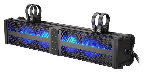 2 Rockville XBAR-24 24 ATV UTV Soundbar Bluetooth Speaker Systems w LED+Wire Kit Online Hot Sale