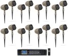 (16) JBL GSF3-TN 6.5  Landscape Ground Stake Wall 70v Commercial Speakers+Amp Online Hot Sale