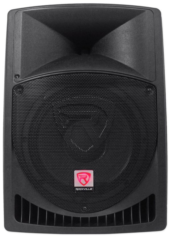 Rockville RPG12 12  Powered Active 800 Watt 2-Way DJ PA Speaker System Sale