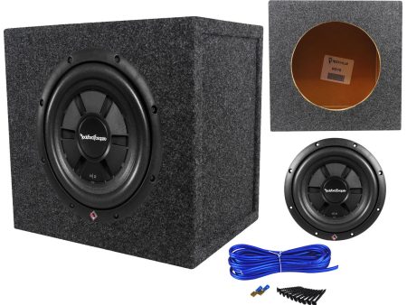 Rockford Fosgate R2SD4-10 10  400W 4 Ohm Shallow Car Subwoofer + Sub Enclosure For Discount