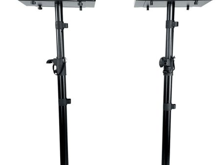 2) Presonus Eris Studio 4 Powered Active 4  Studio Monitors Speakers+Stands+Pads on Sale